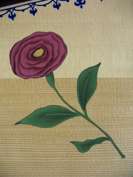Traditional Wild Flower Stylised in Egg Tempera.